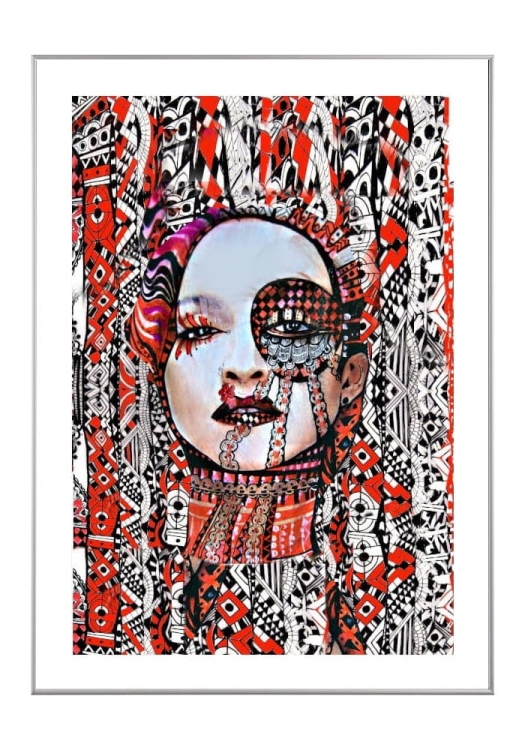 Madonna-białe p-p ramka. srebrna.jpg