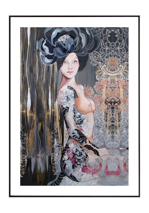 Lady-Peony-białe p-p, ramka.. czarna.jpg