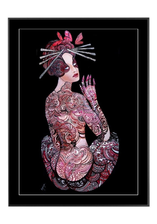 Kashubska Geigi I 50x70 cm, passe-partout czarne 5 cm, rama czarna 60x80 cm.jpg