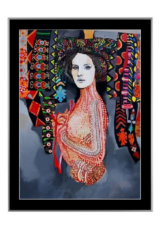 Turandot 50x70 cm, passe-partout czarne 5 cm, rama srebrna 60x80 cm.jpg