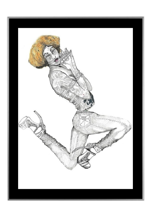 Fashion Games I, 50x70 cm, czarne passe-partout 5 cm, rama srebrna 60x80 cm.jpg