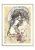 plakat Madame Butterfly Rysunki, 50x70 cm, białe passe-partout 5 cm, rama złota 60x80 cm.jpg