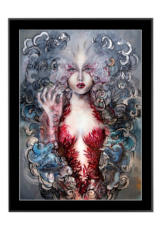 Pet-Carmen, 50x70 cm, czarne passe-partout 5 cm, rama czarna 60x80 cm.jpg