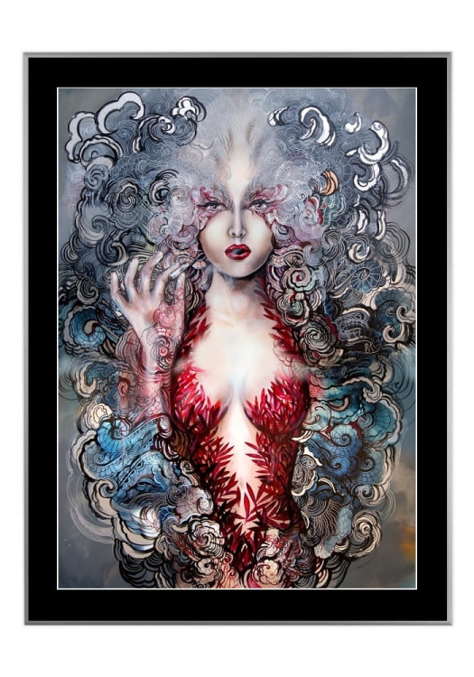 Pet-Carmen, 50x70 cm, czarne passe-partout 5 cm, rama srebrna 60x80 cm.jpg