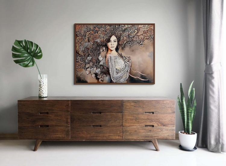 Madame Butterfly Sepia 120x90 cm.jpg