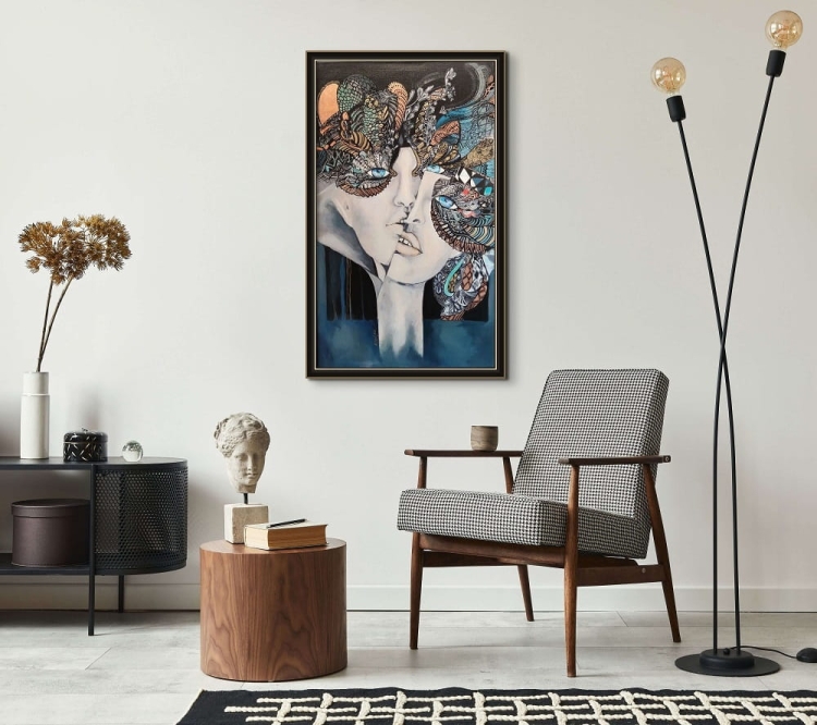 Mistrz i Magorzata 70x120 cm technika mieszana Maggie Piu..jpg