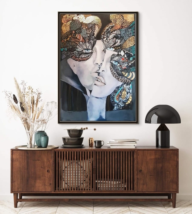 Mistrz i Magorzata 100x140 cm technika mieszana Maggie Piu.jpg