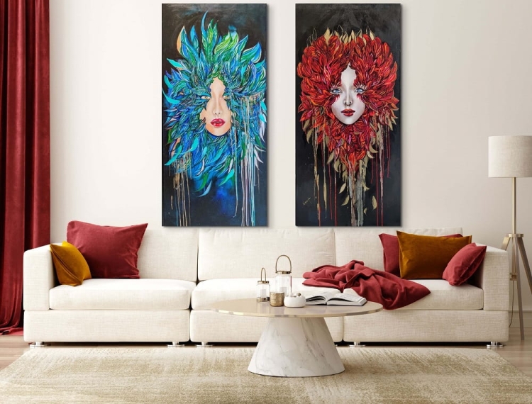 Nadzieja i Miłość, 70x150 cm, red pillows.jpg