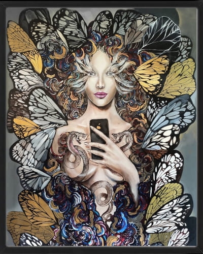 plakat Maggie Piu, Carmen - mroczny owoc pożądania, 40x50 cm, rama basic czarna 42x52 cm.jpg