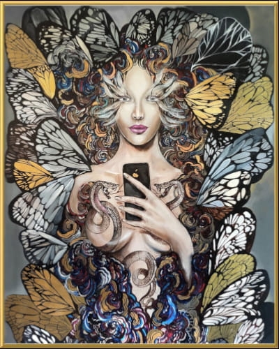 plakat Maggie Piu, Carmen - mroczny owoc pożądania, 40x50 cm, rama alu złota 40x50 cm.jpg