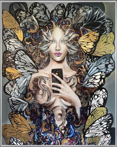 plakat Maggie Piu, Carmen - mroczny owoc pożądania, 40x50 cm, rama alu srebrna 41x51 cm.jpg