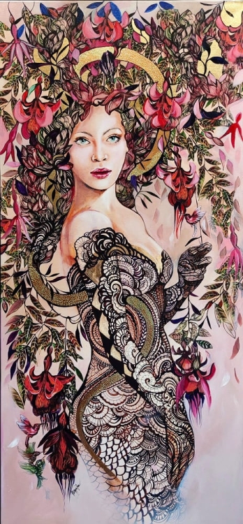 Siostra_Tygrysicy_70x150_cm_technika_mieszana_Maggie_Piu.jpg