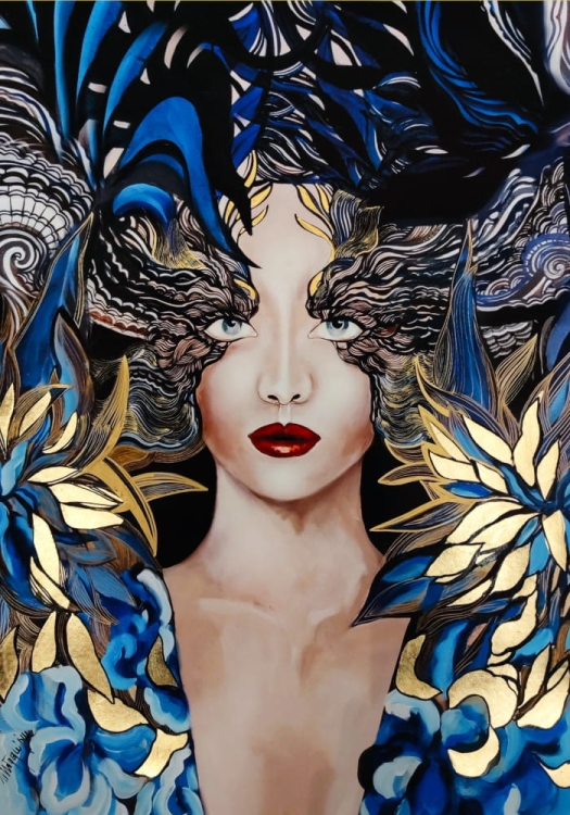 Goldiva Szafiro II, plakat zdobiony 50x70 cm, v2.jpg