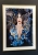 Goldiva Szafiro 50x70, rama alu gold, white passe-partout 60x60 cm, black wall left perspective.jpg