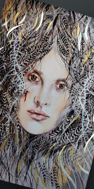 Rita 50x70 cm, plakat zdobiony, Maggie Piu, perspective 2.jpg