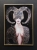 Koziorożec, plakat 50x70 cm, rama złota.jpg