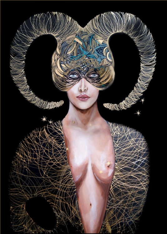 Koziorożec, plakat 70X100 cm, Maggie Piu.JPG