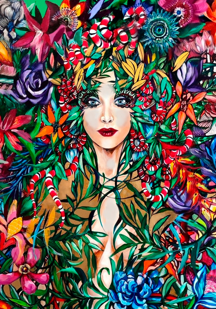 obraz ARIZONA II, 70x100 cm, technika mieszana, Maggie Piu