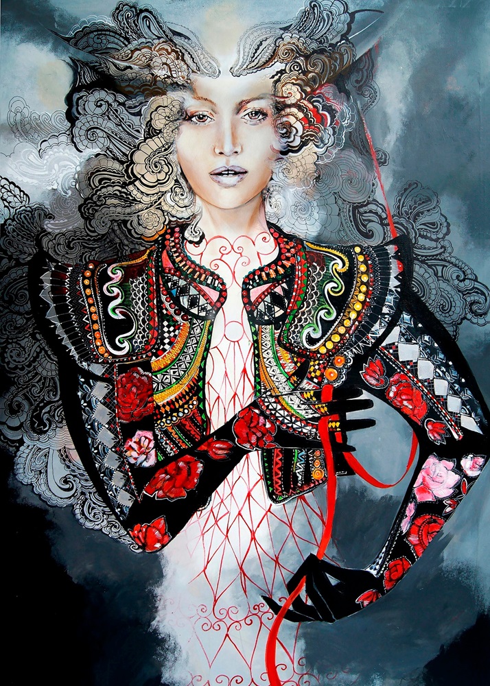 Carmen, 80x120 cm, acrylic on canvas, Maggie Piu