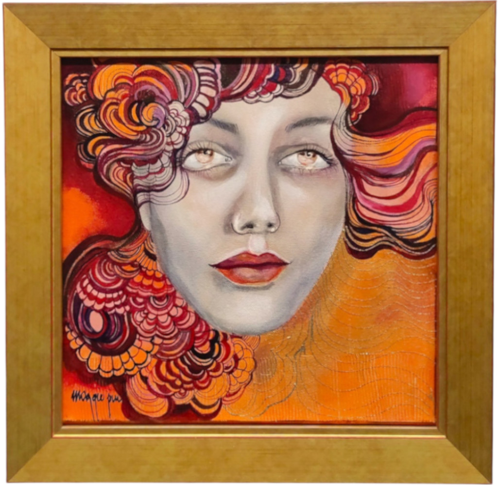 obraz_Minipiu_XVIII_30×30 cm_Akryl_na_Płótnie_w_Ramie_37,5×37,5_cm_Maggie_Piu