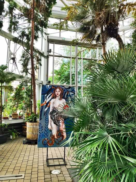 Natura nie znosi próżni - wystawa malarstwa Maggie Piu w Ogrodzie Botanicznym UJ w Krakowie 01-14.07.2026